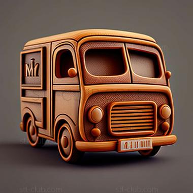 3D model Mitsubishi Minicab (STL)